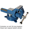 MAK Parallel-Schraubstock blau 100-150 mm (ohne Drehteller)